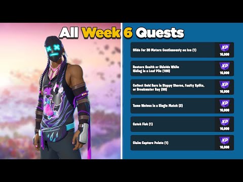 Fortnite Chapter 4: how to do all the missions of Week 6 of Season 1