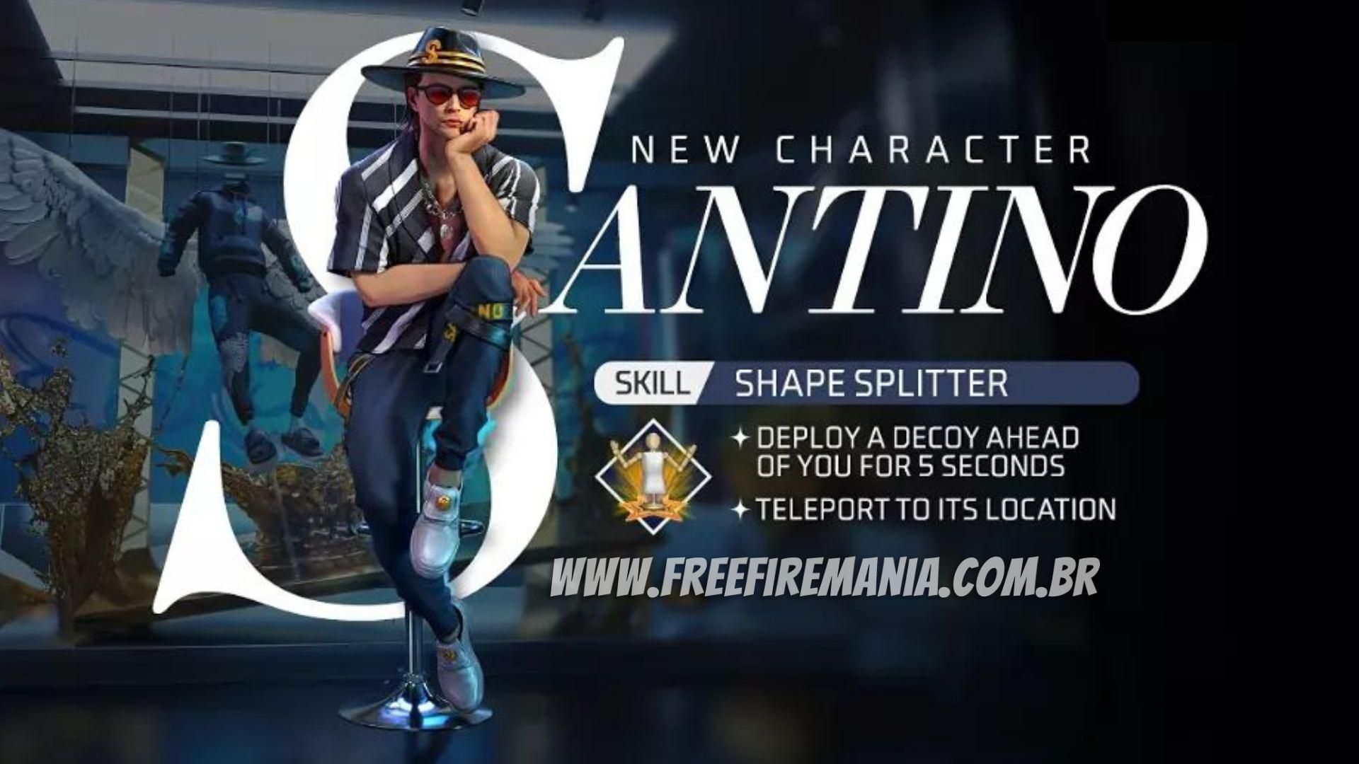 Free Fire shares the abilities of Santino Valentine, the new character