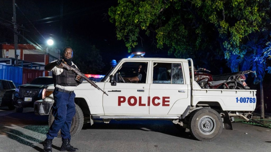 Police patrol the streets of Haiti amid a wave of violence.  Illustrative image (Photo by RICHARD PIERRIN/AFP via Getty Images)