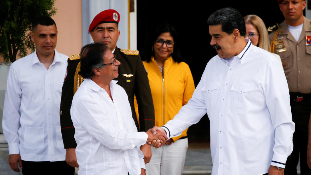 Gustavo Petro holds a second meeting with Nicolás Maduro in Caracas