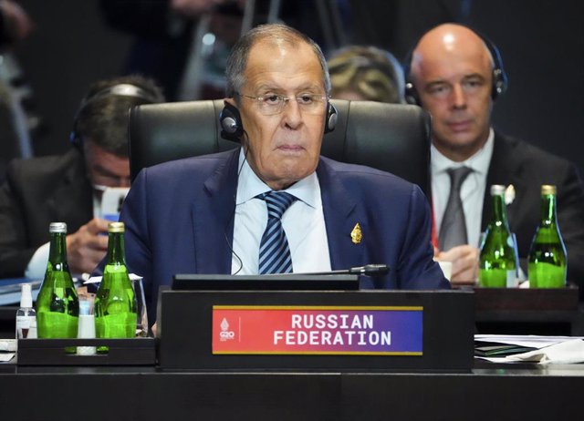 File - Russian Foreign Minister Sergei Lavrov