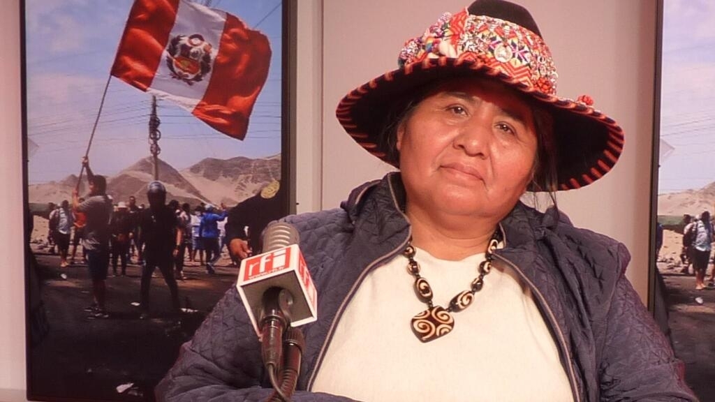 Peruvian Lourdes Huanca, fighter for women's rights and sustainable development