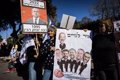 The weekly demonstration against Netanyahu begins with a minute of silence for the attacks