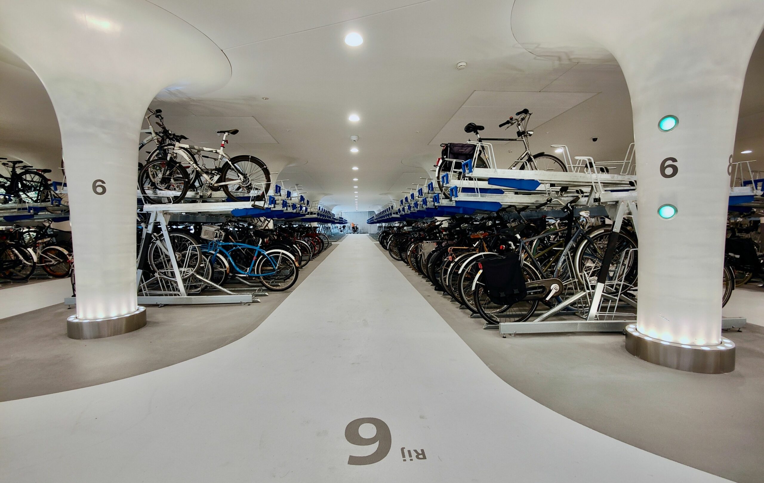 Amsterdam Underwater Bicycle Parking