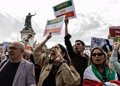 Thousands of people demonstrate in the French city of Strasbourg against executions in Iran