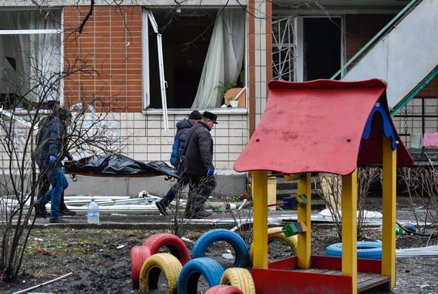 Ukrainian Interior Minister Denis Monastirski's helicopter crashed next to a kyiv nursery school