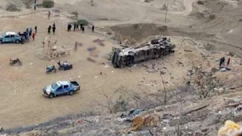 at least 24 dead by bus that fell into a ravine