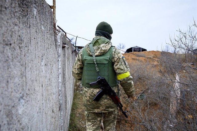 Ukrainian soldier in Kherson