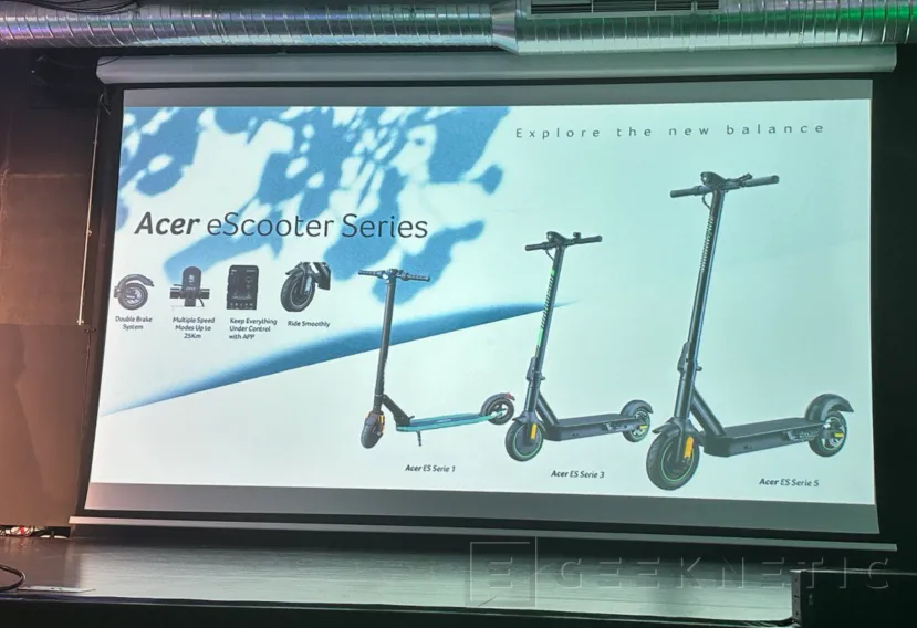 Geeknetic ACER launches the line of electric scooters ES Series 3 and Series 5 with up to 60 km of autonomy 1