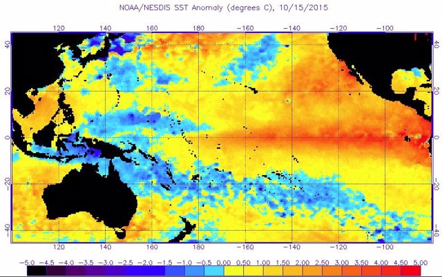 The largest El Niño event of the 21st century was that of 2015-16.