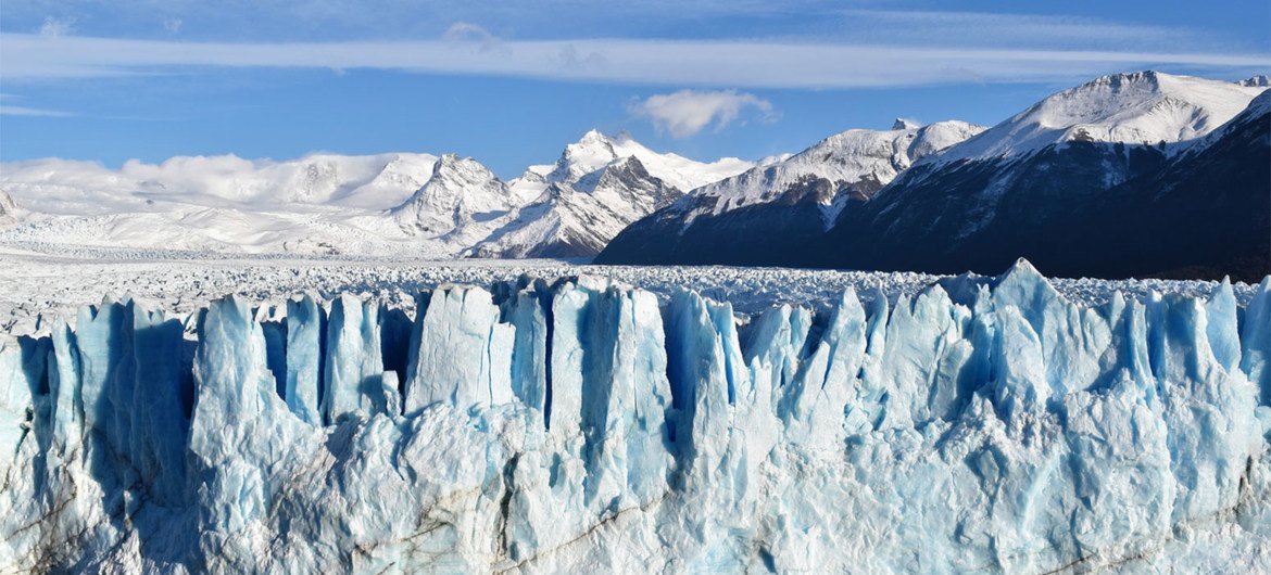 The glaciers of Chile and Argentina have receded considerably in the last two decades.