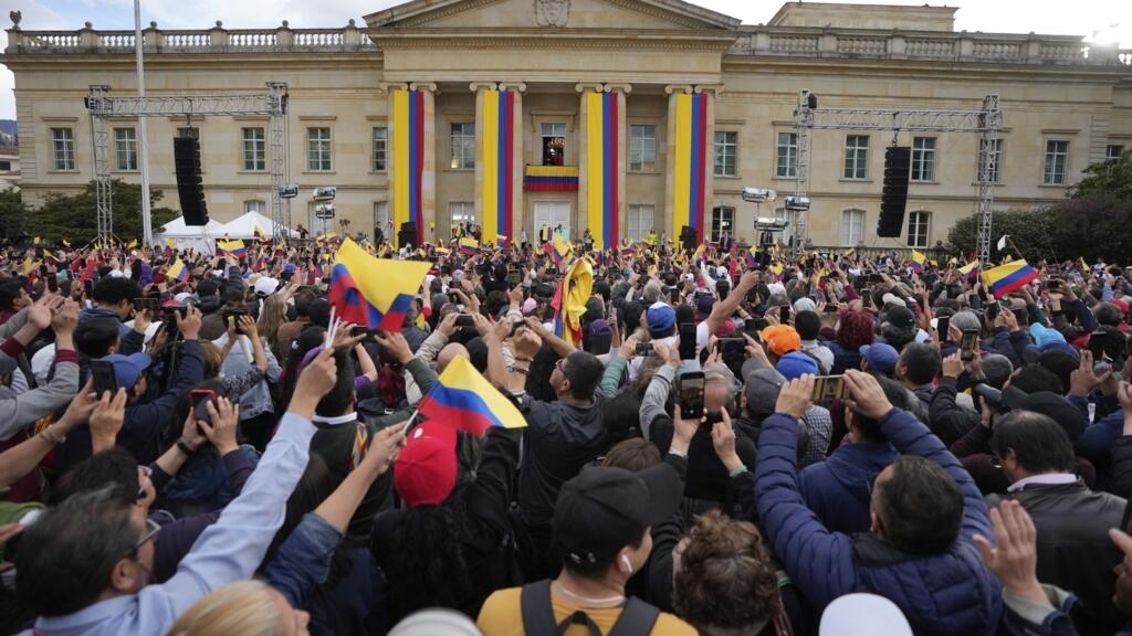 Demonstrations in Colombia in support of the reforms of the Petro Government