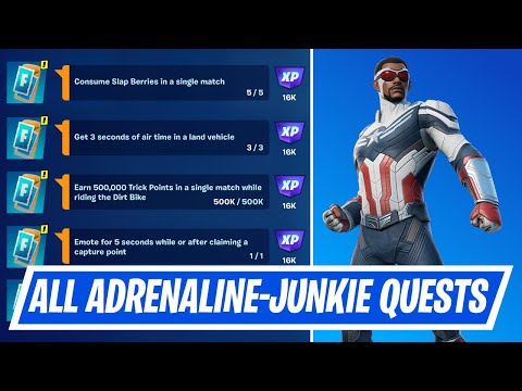 Fortnite Chapter 4: how to beat the Adrenaline Rush Missions