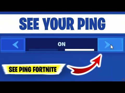 How to know in Fortnite what my ping is during games