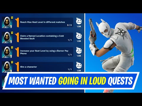 How to solve all the "Going in loud" missions in Fortnite