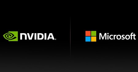 Microsoft Nvidia Logos