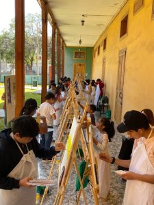 More than 100 children and adolescents learned by playing in the summer workshops of the Art, Culture and Heritage unit