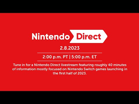 Nintendo confirms the date of the next Direct of February 2023