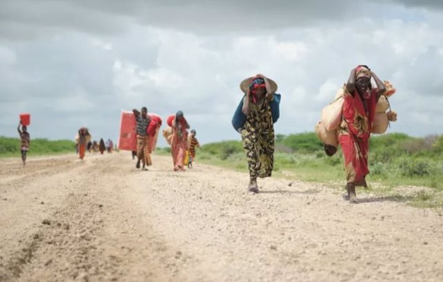 Forced population migration in Somalia