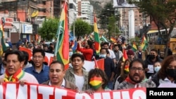 In Photos |  Protesters take to the streets of Bolivia