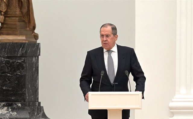 File - Russian Foreign Minister Sergei Lavrov