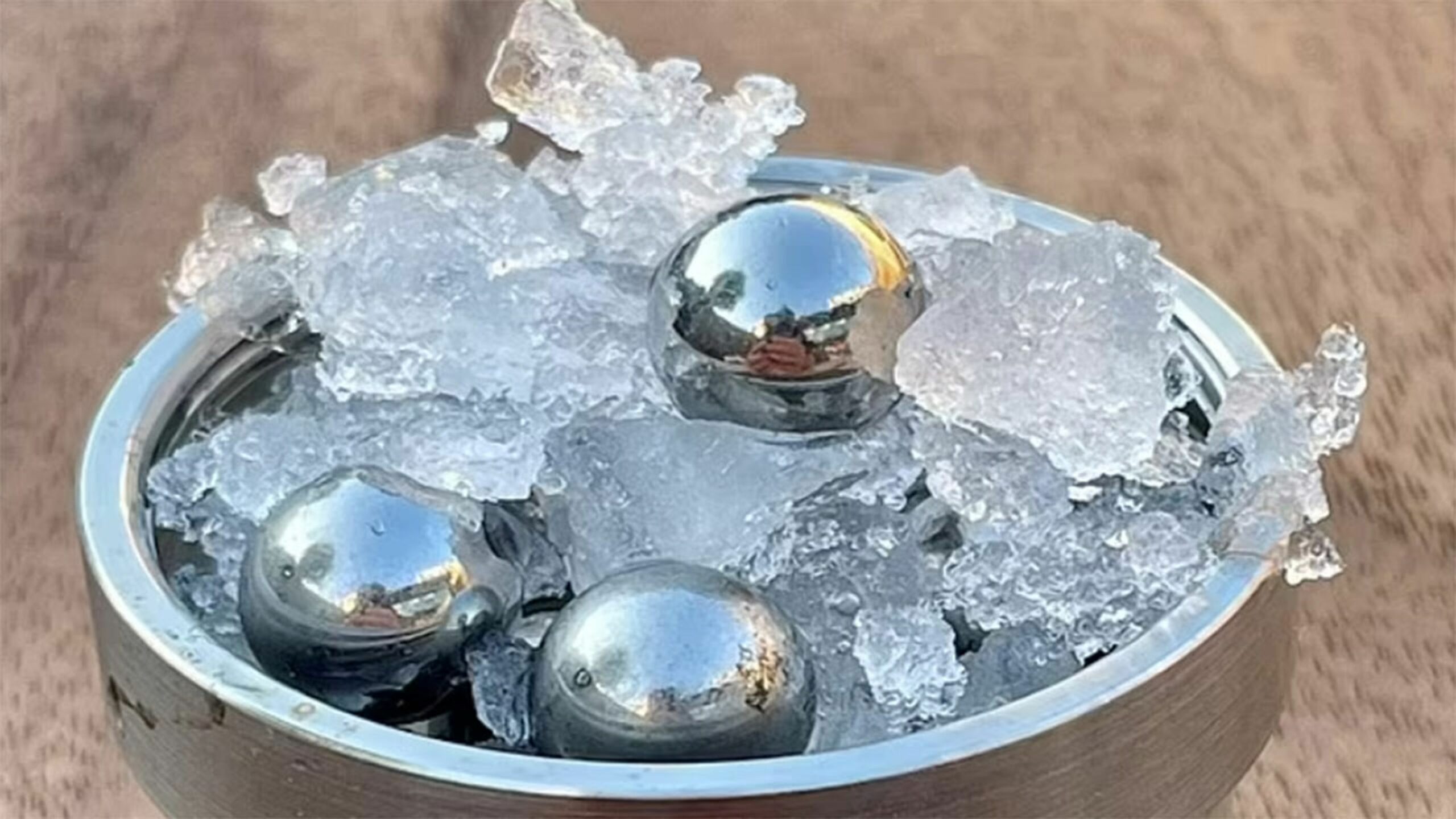 They create a new type of ice that neither floats nor sinks