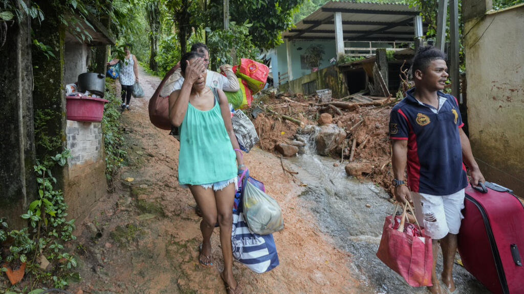 The death toll from the rainy storm in Brazil rises to 54;  the Pope sends prayers