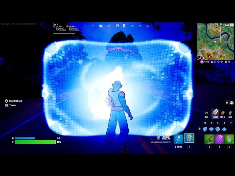 They test in Fortnite if the Guardian Shield can resist Hamehameha and Deku's Smash