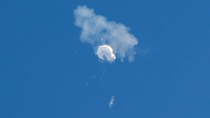 US shoots down Chinese balloon over Atlantic