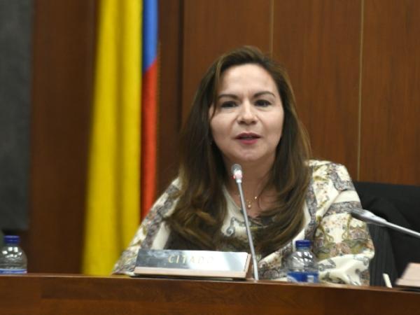 The ICT Minister, Sandra Milena Urrutia Pérez