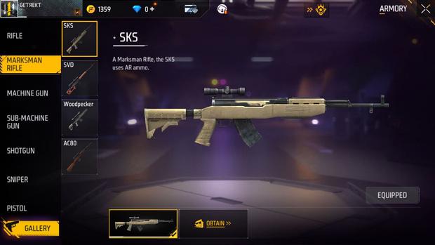 Best Free Fire Sniper Rifles