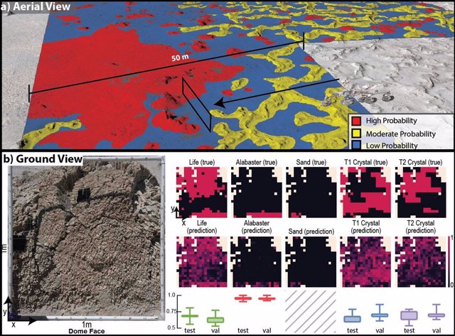 Biosignal probability maps from  models and statistical ecological data.