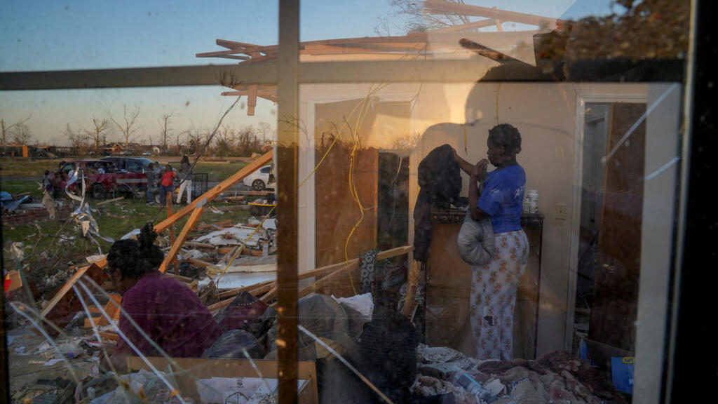 Biden declares emergency in Mississippi after tornado that leaves at least 26 dead