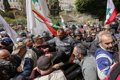 Dozens of people demonstrate in Beirut to protest the economic situation in Lebanon