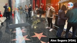 More than 300 operators and security members are guarding the exteriors of the Dolby Theater in Hollywood, California.