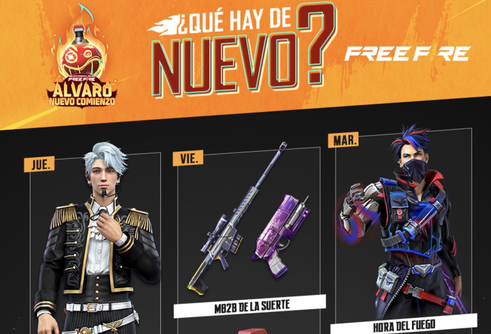 Free Fire: weekly schedule rewards from March 23 to 28, 2023