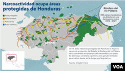 Honduras loses protected natural areas due to the advance of drug trafficking