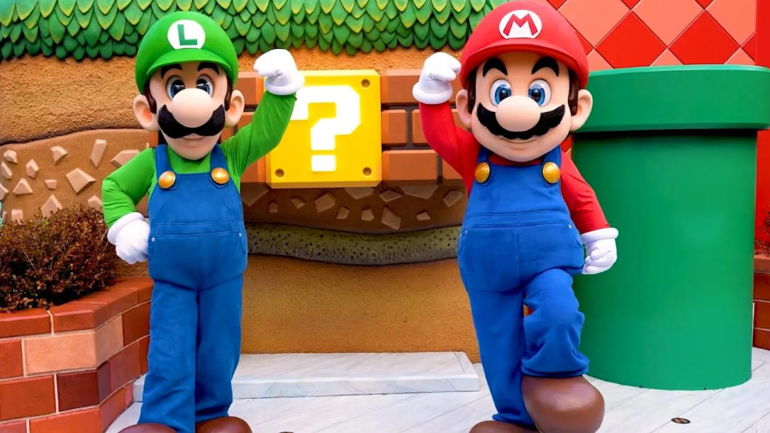 Mario and Luigi want to greet you