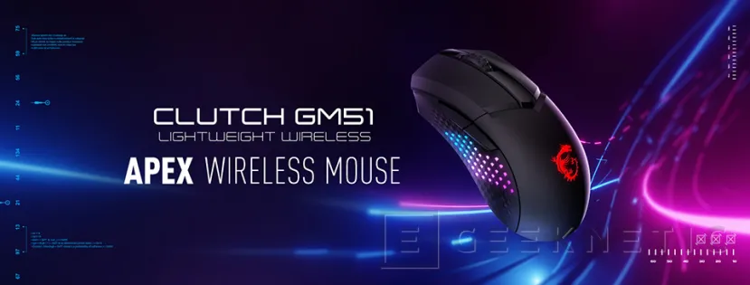 Geeknetic New MSI CLUTCH GM51 LIGHTWEIGHT Mice with up to 8,000 Hz polling rate 1