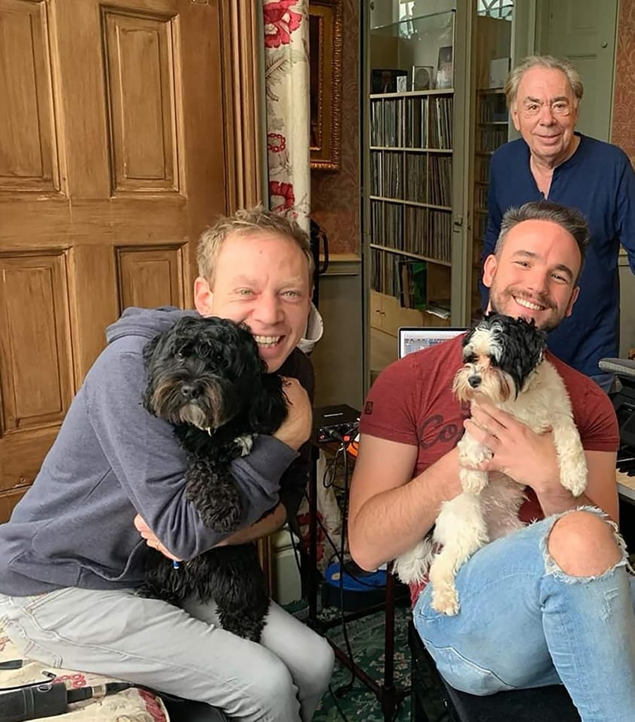 Webber family with their dogs