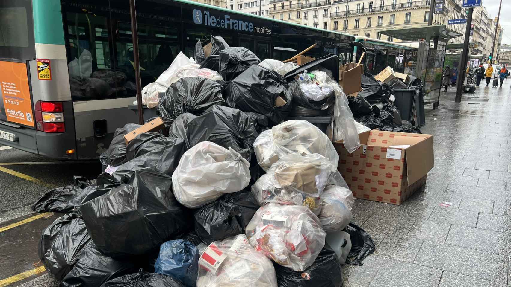 Paris accumulates 5,400 tons of garbage on the street, but the strike will continue until Wednesday