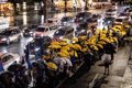 Protesters march in Hong Kong in the first authorized march in three years