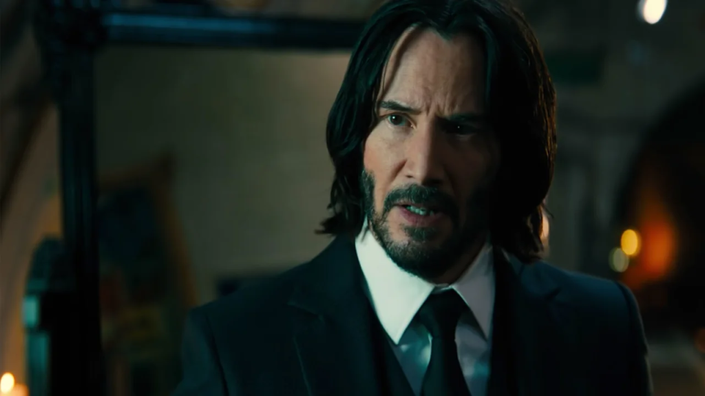 Keanu Reeves stars "John Wick: Chapter 4".  (Credit: Lionsgate/YouTube)