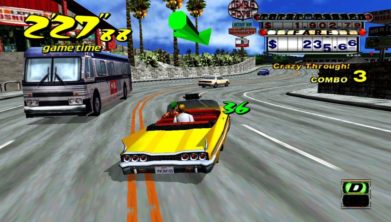 Would you like to see Crazy Taxi again?