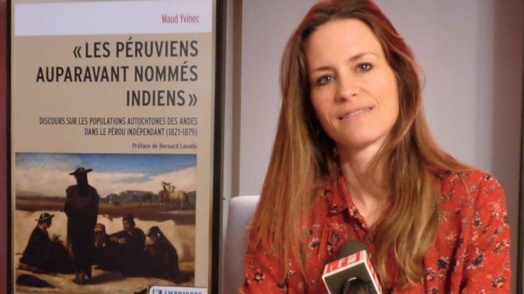 The French Hispanist Maud Yvinec, author of 'The Peruvians formerly called Indians'