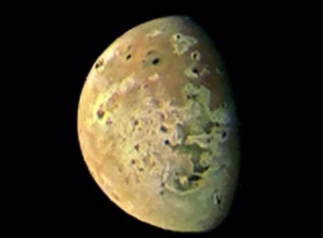 Image of the Jovian moon Io taken on March 1, 2023 by NASA's Juno spacecraft