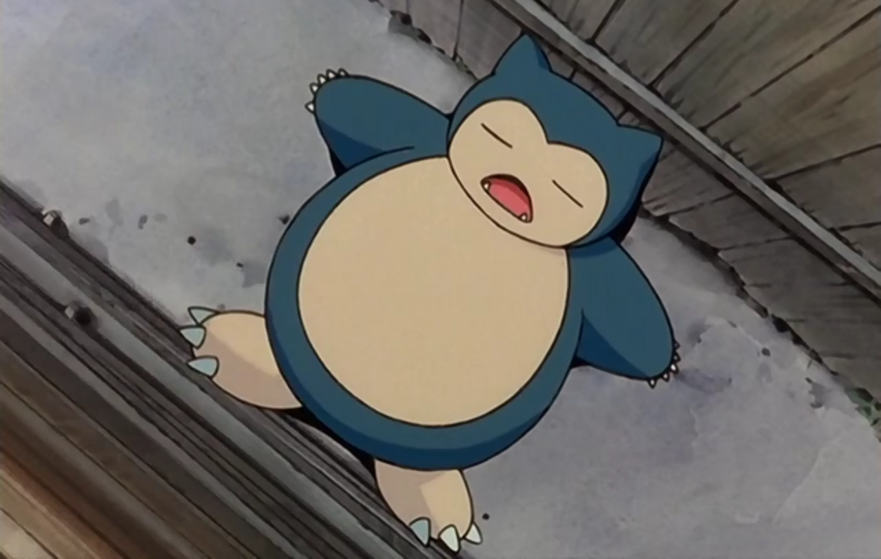 Snorlax is that he can not with the emotion