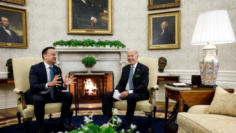 The White House celebrates St. Patrick's Day with the Irish Prime Minister, ahead of Biden's trip to Ireland