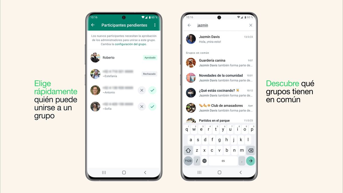 This is how the new waiting room for WhatsApp groups works