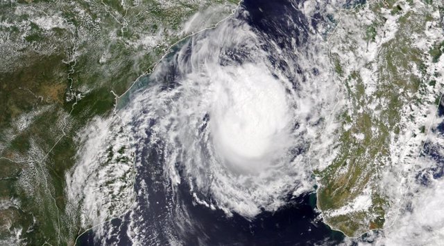 Tropical Cyclone Freddy on March 8, 2023 between Madagascar and Mozambique